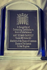 Award from Houses of Parliament to Amit Kumar
