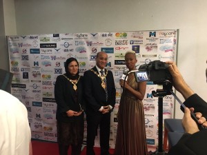 The Mayor and Mayoress at the awards