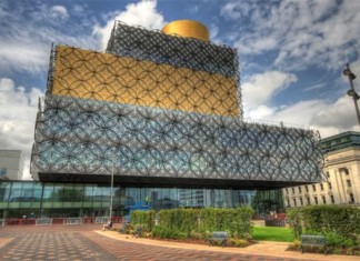 Library of Birmingham Lights Up