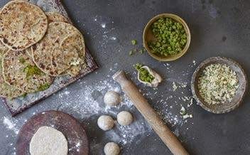 green brown food