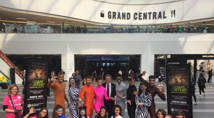 New College for Birmingham Celebrates with a Flash Mob
