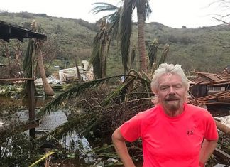 Hurricane Irma Destroys Sir Richard Branson’s Island Home