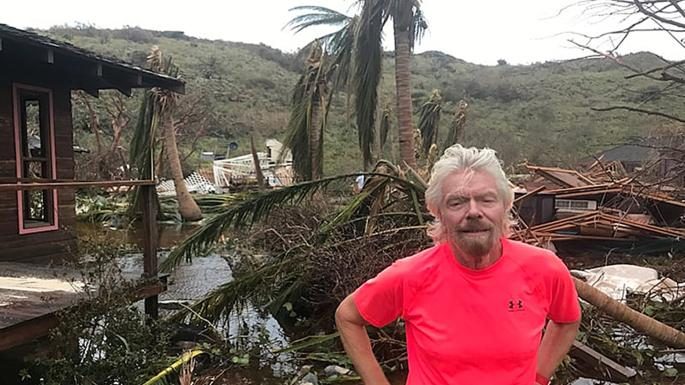Hurricane Irma Destroys Sir Richard Branson’s Island Home