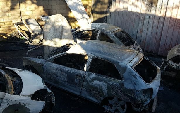 Arson Attack on Midlands Motor Firm