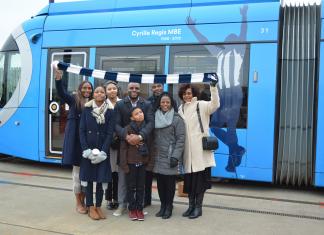 Tram named after West Bromwich Albion legend Cyrille Regis