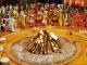 Festival of Lohri, celebrating the winter harvest