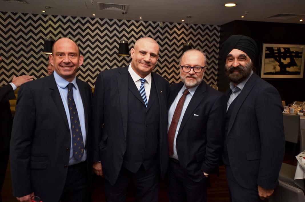 (LR) Toby Porter, Acorns CEO, Paul Cadman, Marc Reeves, Ninder Johal