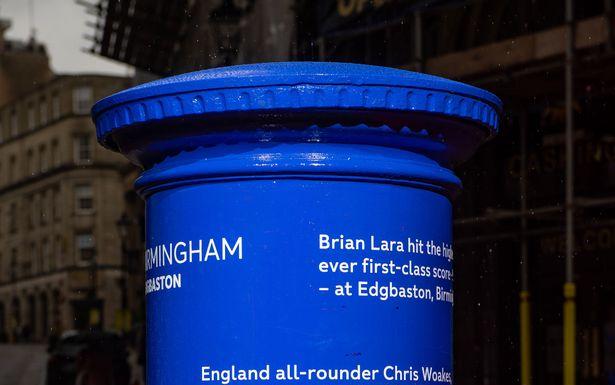 Postboxes Painted Blue By Royal Mail