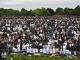 Worshippers Gathered in Small Heath Park for Prayers