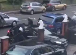 Neighbours Help Driver from Violent Thugs